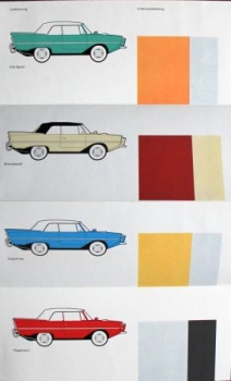 Amphicar 770 Colorsheed 1961 Carbrochure (2352)